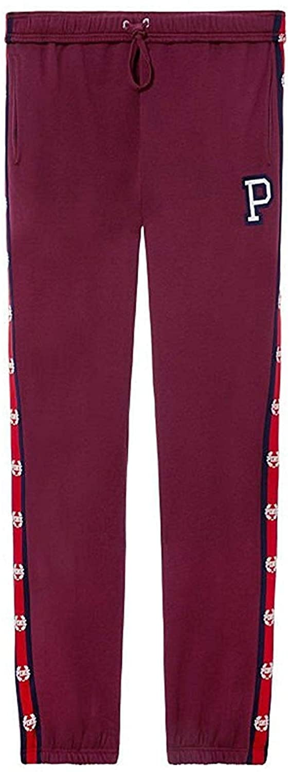 Victoria's Secret Pink Campus Slouchy Pant Color Maroon Size Medium NWT - Walmart.com - Walmart.com