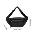 thumbnail image 3 of Bolsa de bandolera impermeable de nylon para hombre | Ligero 0,31 lbs | Correa ajustable para el hombro, mochila mensajera deportiva de exterior espaciosa de 13,4"x5,9"x2,8", 3 of 6