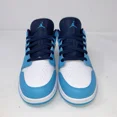 thumbnail image 2 of A i r-Jor-dan 1 Low UNC Powder Blue Sneakers, Size 7Y / 8.5W BNIB 553560-144, 2 of 6