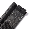 thumbnail image 4 of Tarjeta de expansión PCIE de 20 puertos PCIe SATA 3.0 Riser Adapter 6Gbps para escritorio Likrtyny  Para estrenar, 4 of 4