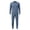 Blue, variant on LONKITO Thermal Underwear for Men Set, Thermal Shirts and Long Johns Loungewear Fall Winter Clothes