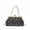 black, variant on Pearl-Accented Sequin Shell Clutch Bag for Women, Adjustable Chain Shoulder Crossbody Purse - Stylish Evening Daily Matching Bag
