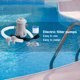thumbnail image 5 of Bomba de filtro eléctrica Bomba de filtro de piscina de 330 galones Juego de herramientas de limpieza de piscina (EE. UU.), 5 of 8