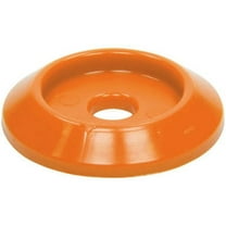 Allstar Performance ALL18849 Plastic Body Bolt Washer, Orange - Pack of 10