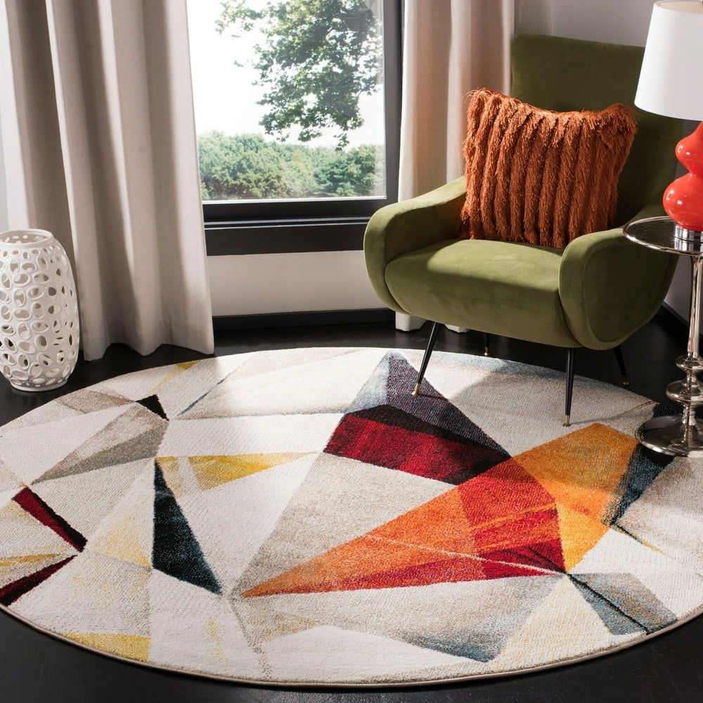 Safavieh Porcello Thinh Mid-Century Modern Abstract Rug Light Grey