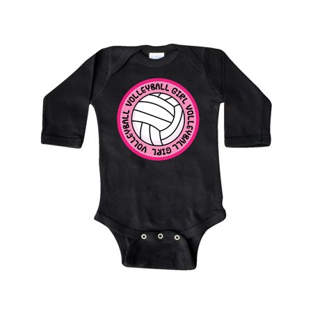 

Inktastic Volleyball Girl Gift Baby Girl Long Sleeve Bodysuit