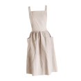 thumbnail image 4 of Delantal de cocina para mujer, delantal de peluquería, delantal para servir café con bolsillos Avena, 4 of 9