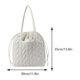 thumbnail image 4 of Bolso Mano Acolchado Informal para Mujer Bolso Hombro Acolchado Bolso Suave para Citas Diarias (blanco), 4 of 9