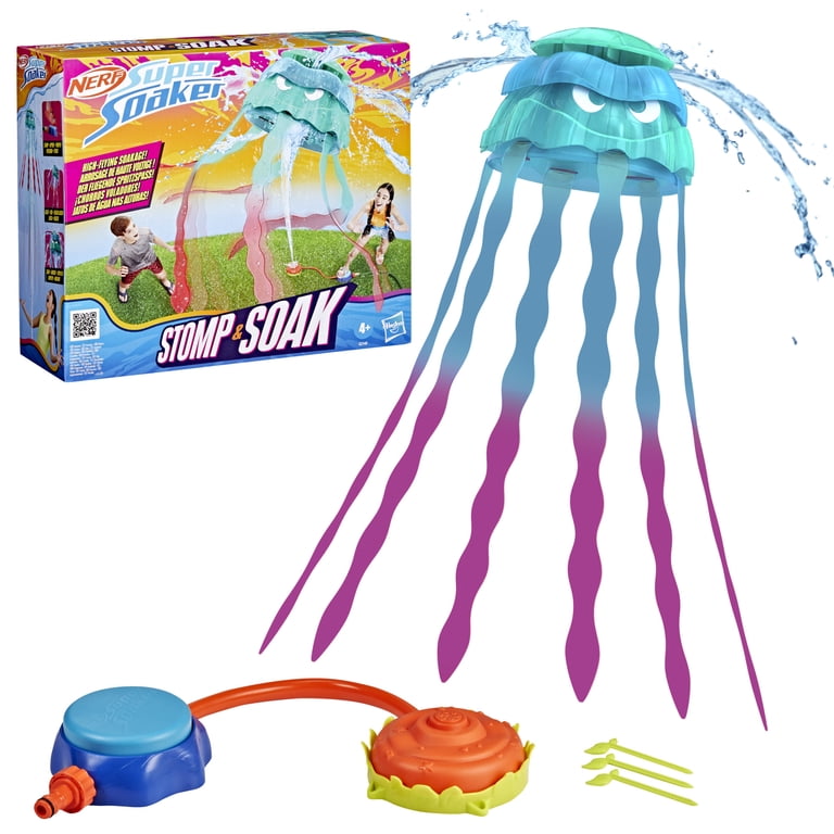 Nerf Super Soaker Stomp & Soak Water Toy, Launches Into the Air