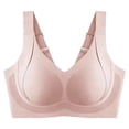 thumbnail image 4 of Lixiuxyad Everyday Bras Seamless Full Coverage Bra For Supportive Comfort Underwire Lift Side Smoothing,Pink, 4 of 4