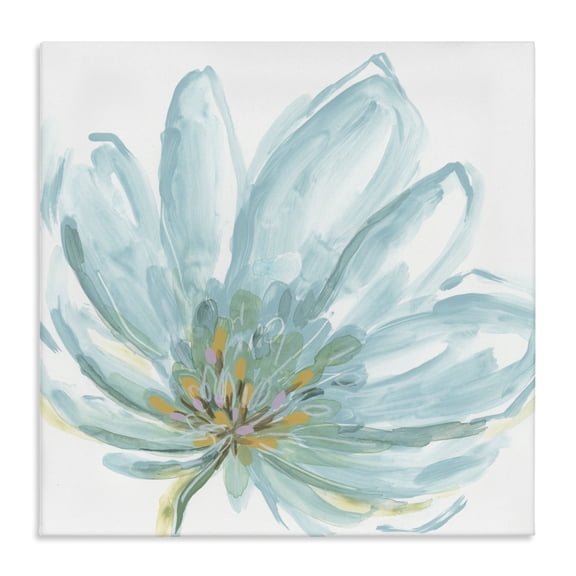 Stupell Industries Contemporary Pale Blue Blossom Canvas Art, 17 x 17, by June Erica Vess