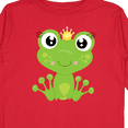 thumbnail image 4 of Inktastic Cute Frog, Green Frog, Frog Princess, Crown Girls Long Sleeve Toddler T-Shirt, 4 of 5