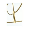 thumbnail image 5 of Living District Nyomi 36" 4-Light Metal/Glass Chandelier in Satin Gold/White, 5 of 8