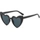 thumbnail image 1 of Heart Shaped Sunglasses For Women,trendy Cute Heart Glasses Retro Taylor Sun Glasses, 1 of 5