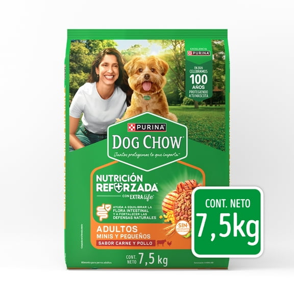 Alimento para Perro Dog Chow Extra Life Adulto Razas Pequeñas 7.5 kg