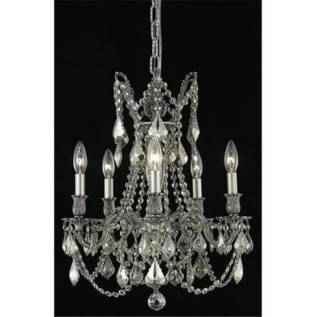 

Elegant Lighting 9205D18PW-GT-RC Rosalia Collection Hanging Fixture - Pewter Finish - Royal Cut