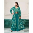 thumbnail image 2 of Kurti Bollywood Cousu sur Mesure Palazzos choli Boléro Robe Ethnique, 2 of 6