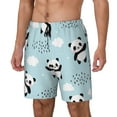 thumbnail image 2 of Haiem Cute Panda Bear Men'S Quick-Dry Swim Trunks: Comfortable Beach Shorts With Mesh Lining And Pockets - Ideal For Swimming And Sunbathing X-Large, 2 of 9