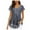 Gray, variant on Fesfesfes Shirts for Womens Fashion Short Sleeve Retro Round Neck Printed Loose Tops Blouse Womens Short Sleeve Tops L(US:8)