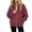 Wine zip up sweatshirt women, variant on DIOAZUD Women's Zip up Sweatshirt Stand Collar No Hood Long Sleeve Fleece Cardigan with Pockets Solid Color Casual Fall Sweatshirts Jacket Gray S-XXL