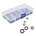 thumbnail image 5 of 250Pcs Nylon Washers Black Flat Washer Assortment Kit Sealing Spacer Gasket for Household M2?M6, 5 of 5