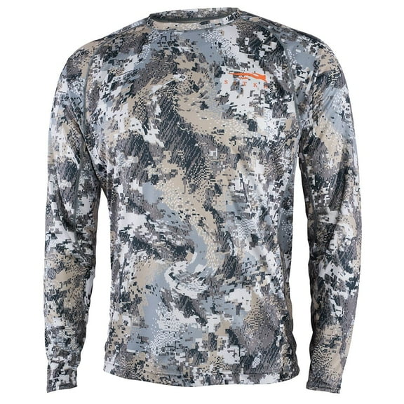 Sitka Whitetail Elevated II CORE Lightweight Crew LS, Optifade Elevated II, Quick-Dry, Odor Control, XX Large Tall (10064-EV-XXLT)