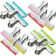 thumbnail image 1 of Paquete de 12 clips para chips con bordes de silicona, clips resistentes para bolsas para Fo, 1 of 5