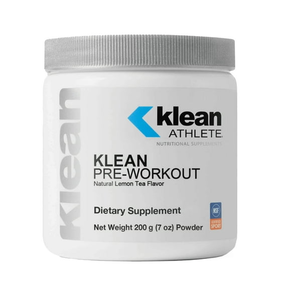 Klean ATHLETE Pre-Workout | Unique Formula with Beet Root Extract, Vitamin C, and Organic Caffeine to Support Athletic Endurance | 7 Ounces | Natural Lemon Tea Flavor