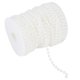 thumbnail image 5 of 25 m / Rollo de Cuentas de Perlas Cuentas de Alambre Perlas de molienda Perlas de Alambre de la Guirnalda de la Cadena de Bricolaje decoración de la Boda o Manualidades 6 mm(White) Ecomeon no, 5 of 6