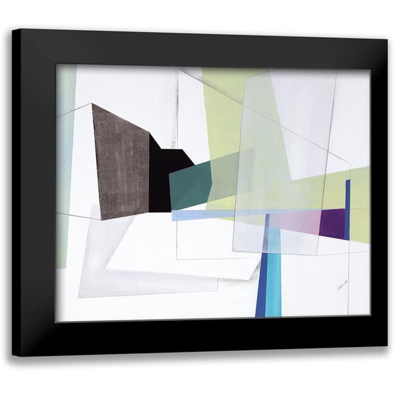 Edmunds, Sydney 14x12 Black Modern Framed Museum Art Print Titled - Mixtape IV