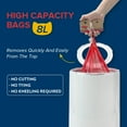 thumbnail image 4 of RED ROCKET MULTI-KITTY TWIST'R Litter Disposal System XL Cat Litter Pail with Cute Litter Scoop, Step Mode, Odors Free Patented Twist Technology (KITTY, 8L), 4 of 6