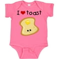 thumbnail image 3 of Inktastic I Love Toast Boys or Girls Baby Bodysuit, 3 of 5