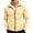 Beige, variant on WIZUTIZ Men's Solid Color Zip Up Hoodless Sweatshirt Jacket Long Sleeve Warm Pocket Outerwear For Winter Daily