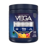 Vega Pre-Workout Powder, Mango Passionfruit, 25 Servings, 8.5oz