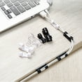 thumbnail image 4 of 40/60Pcs Acrylic Cable Organizer Clips Wire Winder Holder Reusable Cable Manager Management Powerful Adhesive Hooks 40 M Transparent, 4 of 6