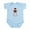 Sky Blue, variant on CafePress - Alpha Omega T Shirt Body Suit - Baby Light Bodysuit, Size Newborn - 24 Months