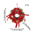 thumbnail image 2 of Guirnalda Navidad DIY Navidad Guirnalda Colgante Hogar Boda Decoración Rojo, 2 of 2