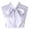 Silver, variant on WZXFASHION Bow Tie Detachable Collar Satin Fake Shirt Collar with Ribbon Elegant Accessory One Size 118g