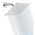 thumbnail image 3 of GGStudy Square 8 Inch Square Stainless Steel Shower Head - Rain Style Shower Head Brushed Nickel, 3 of 4