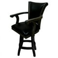 thumbnail image 2 of Home Square 26" Swivel Solid Wood Counter Stool in Black - Set of 2, 2 of 3