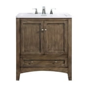 Stufurhome Delia 30 inch Rustic Gray Laundry Utility Sink