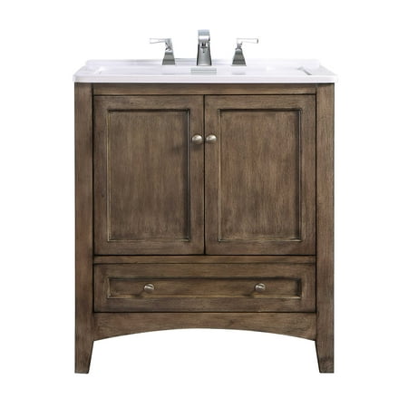 Stufurhome Delia 30 inch Rustic Gray Laundry Utility Sink