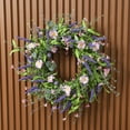 thumbnail image 2 of 15.7in Front Door Fragrant Flowers Leaves And Money s Outdoor Flower Garlands Flowers Porch Decoration, 2 of 6