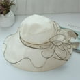 thumbnail image 4 of Seductiva Sun Hats Women's Vintage Floral Mesh Sun Hat Beach Sun Hat with Sun, 4 of 4