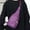#Purple, variant on 100Fens Travel Fashionable Chest Bag for Women Lightweight Large Capacity Fabric Waterproofing Sling Bag Convenient Crossbody Front Pack Travel Cross Body Bag for Wom Zipper Bag