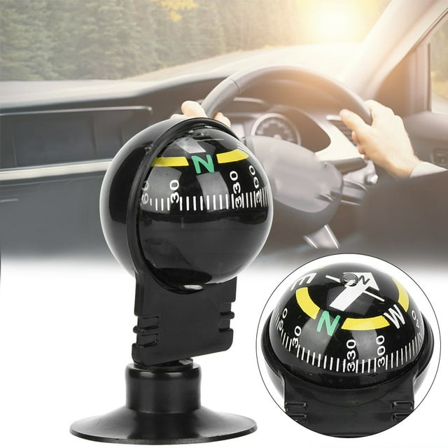 Car Compass, 2Pcs Light Car Compass Ball For Outdoor Navigation