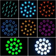 U`KING 2Pack Moving Head DJ Lights - 18-Facet Prism 8 Gobos 8 Colors with DMX Sound Activated for Wedding Party Church Live Band Bar Show