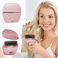 thumbnail image 3 of Costeam Mini Ice Cream Shaped Wireless Hair Straightener Brush Rechargeable，Portable Straightening Brush with Temperature Control Fast Heating Compact Design and Travel Friendly Styling, 3 of 3