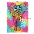 thumbnail image 2 of Multicolor Hippie Mandala Tapestry Poster Multi-styles Indian Wall Hanging Hippie Poster Bedspread Throw, 40x30 inches, 2 of 5