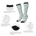 thumbnail image 6 of Balery Bears and Tropical Leaves Printed Novelty Socks Men's Women's Crew Socks Sports Socks Knee High Socks Cotton Socks Quirky and Cool Socks, 6 of 9